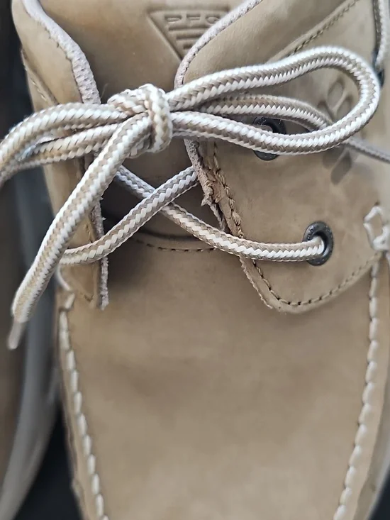 Columbia PFG Light Tan Mesh-Trim Boat Shoe - Picture 3 of 9